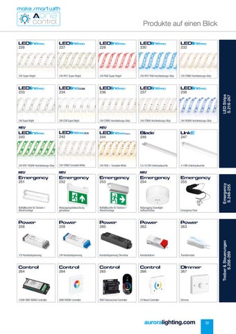 Aurora Lighting 灯饰目录 · Aurora Trade 德文 - 2020 第 11 页
