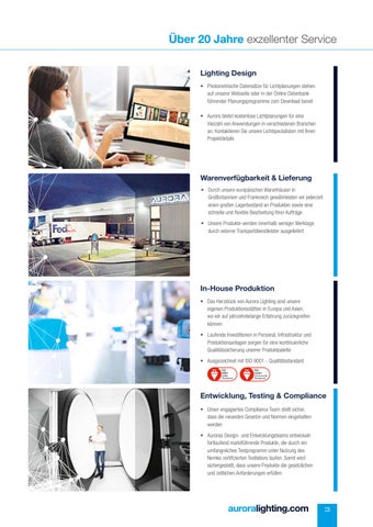 Aurora Lighting 灯饰目录 · Aurora Trade 德文 - 2020 第 5 页