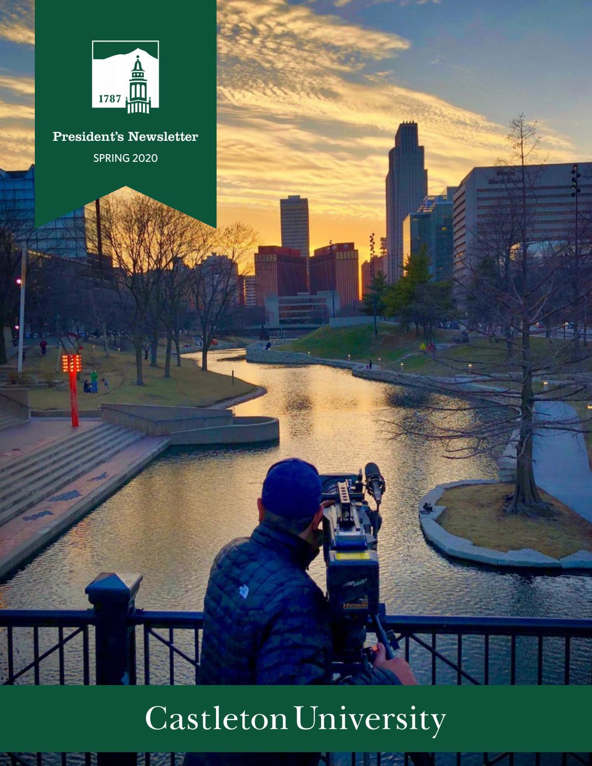 President's Quarterly Newsletter Spring 2020 by Castleton University