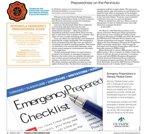 Special Sections - Peninsula Emergency Preparedness 指南 2020 第 2 页