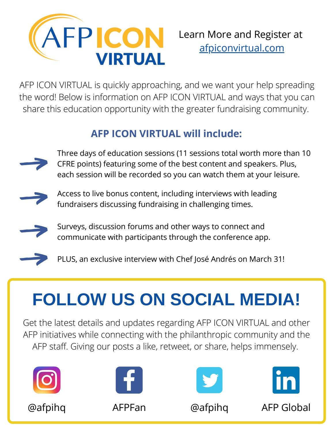 Afp Explorer Icon AFP ICON VIRTUAL Social Media Toolkit by GoalBusters Consulting - Issuu