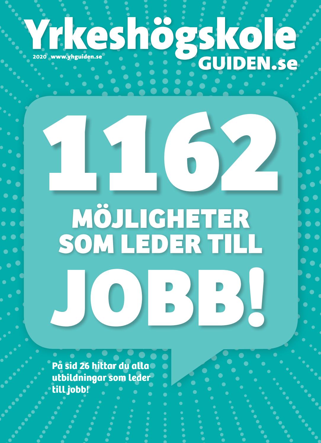 YrkeshögskoleGuiden 2020 by Framtidsutveckling - Issuu