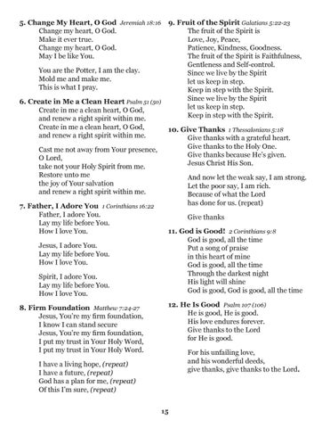 Chapel Program 第 15 页