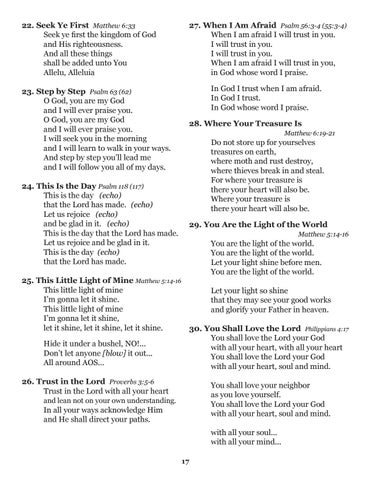 Chapel Program 第 17 页