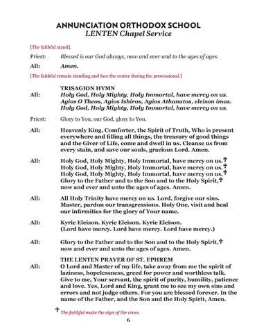Chapel Program 第 6 页