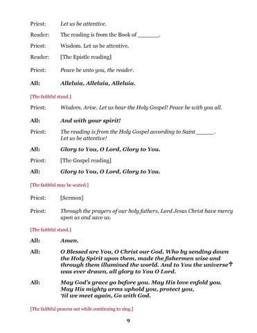 Chapel Program 第 9 页