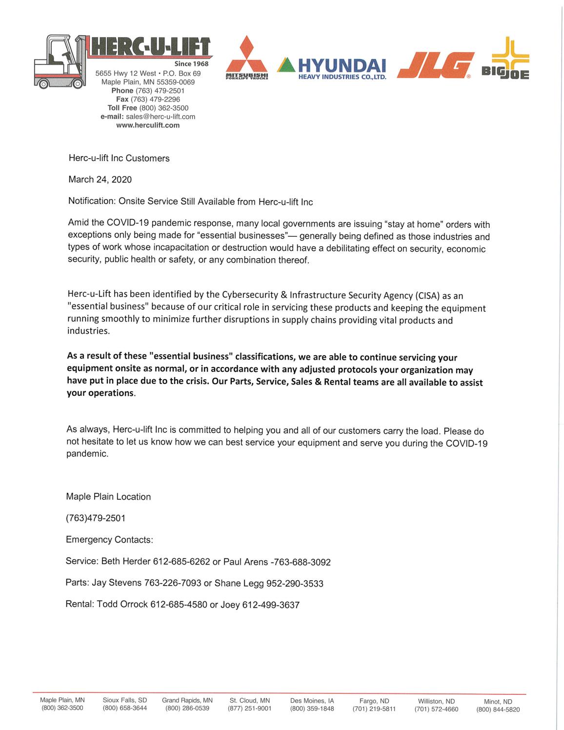 HUL Essential Supplier Minnesota by HercULift Inc. Issuu