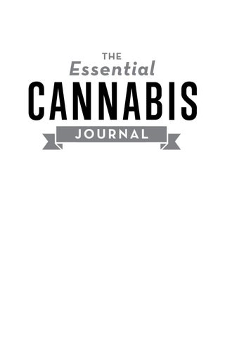 The Essential Cannabis Journal ( 预览 ) 第 3 页