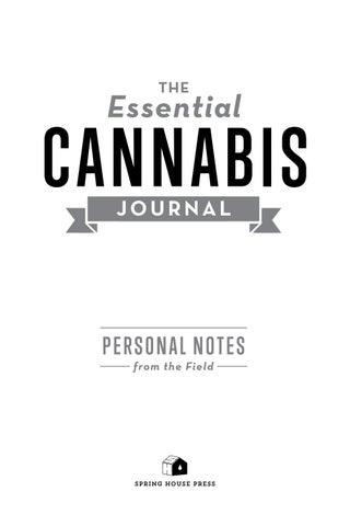 The Essential Cannabis Journal ( 预览 ) 第 5 页
