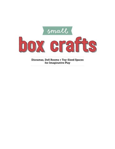 Small Box Crafts ( 预览 ) 第 3 页