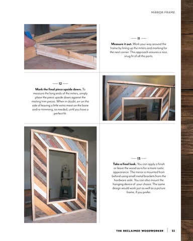 The Reclaimed Woodworker ( 预览 ) 第 13 页