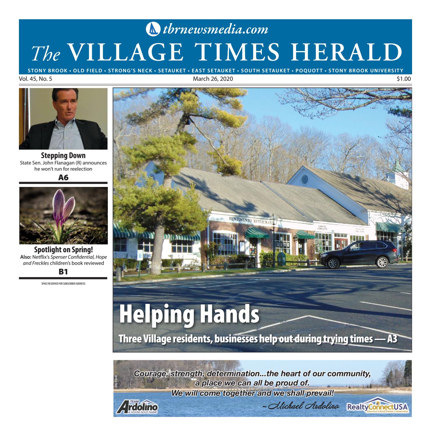 The Village Times Herald March 26, 2020 by TBR News Media Issuu