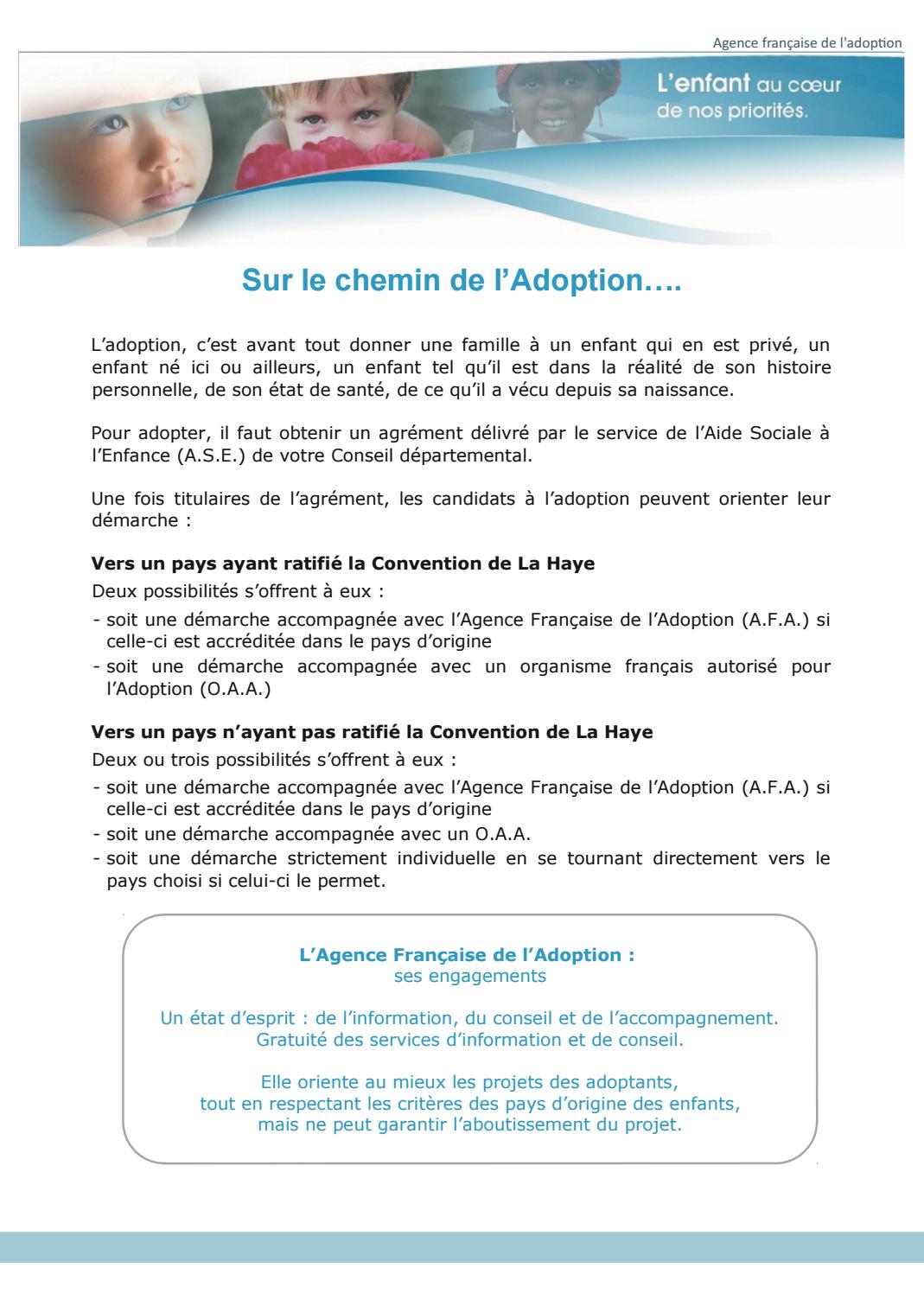 Sur le chemin de l'adoption (Fev 2020) by Agence Française Adoption AFA