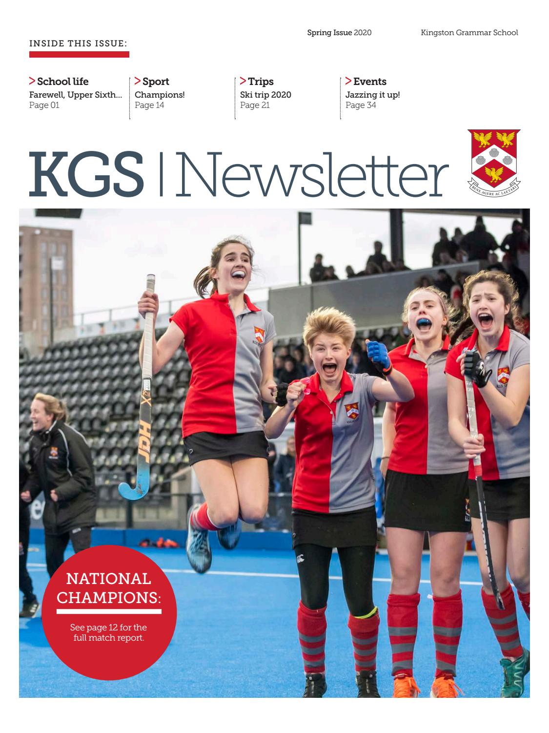 KGS Spring Newsletter 2020 by Kingston Grammar School - Issuu