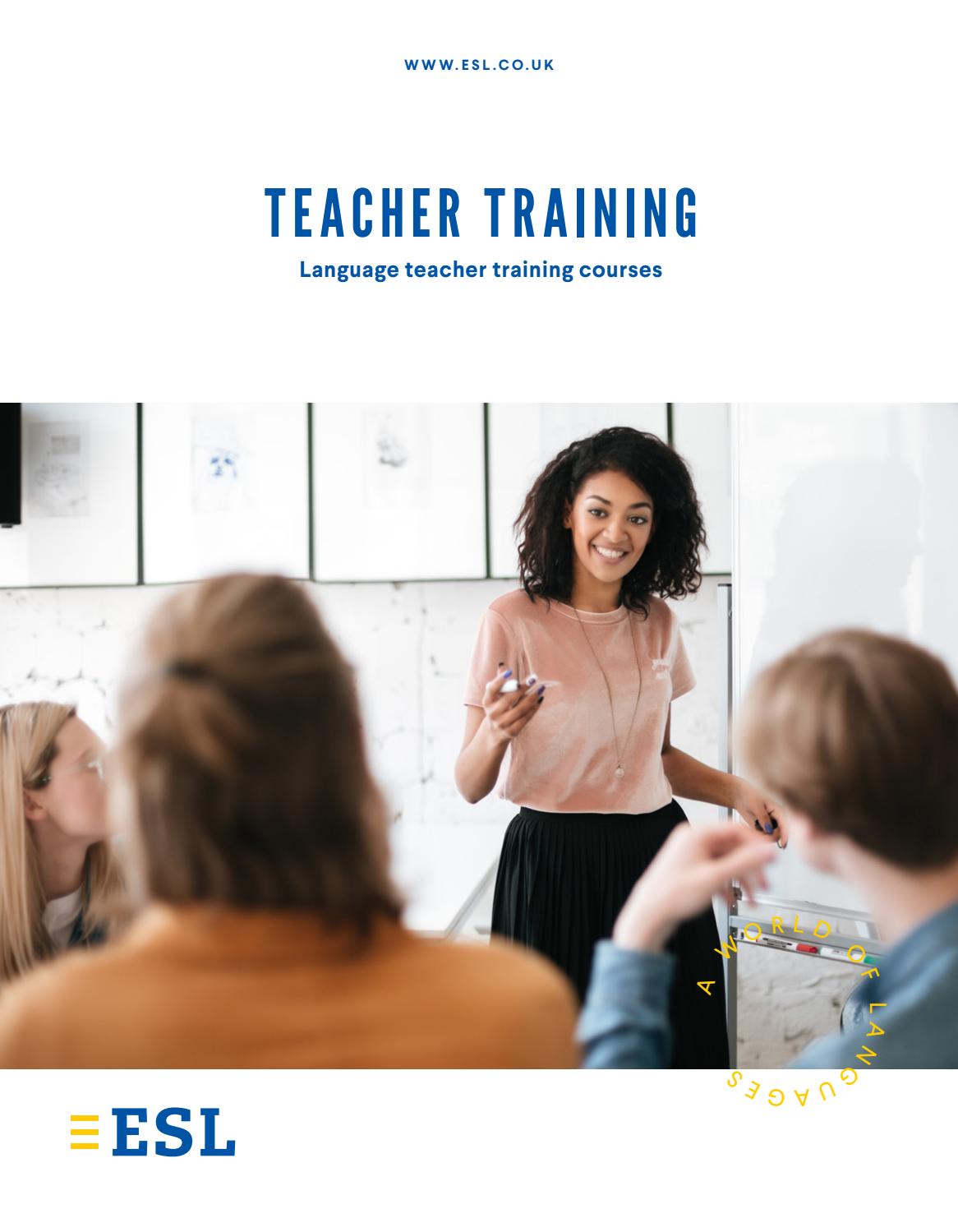 Teacher training by ESL Education Issuu