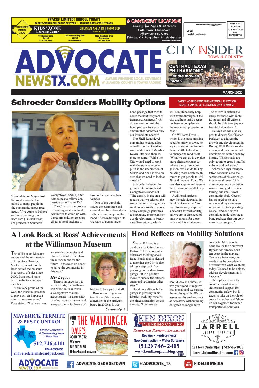 Advocate News TX March 2020 by Fidelis Publishing Group, LLC Issuu