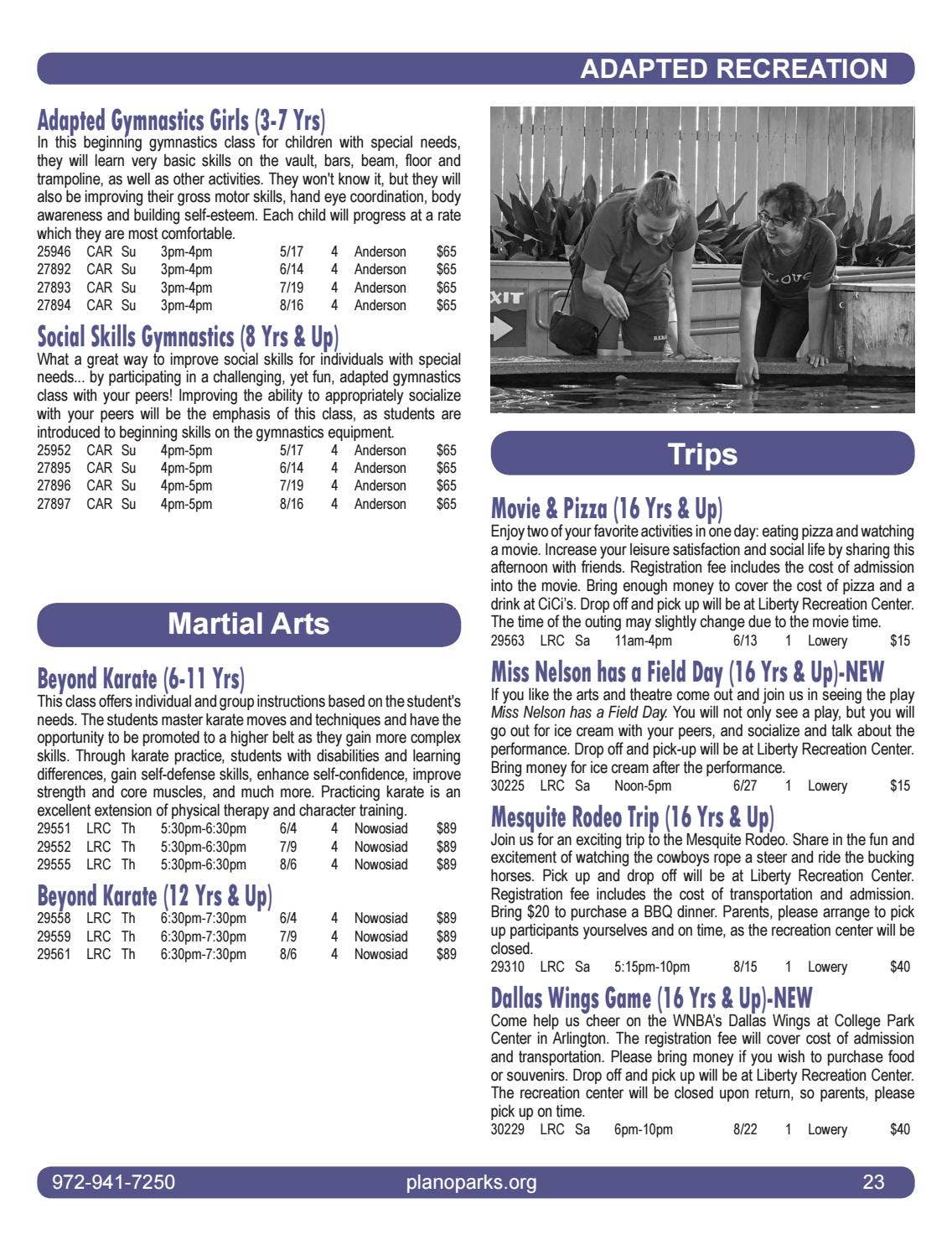 Plano Parks and Recreation Summer 2020 Catalog by Plano Parks and ...