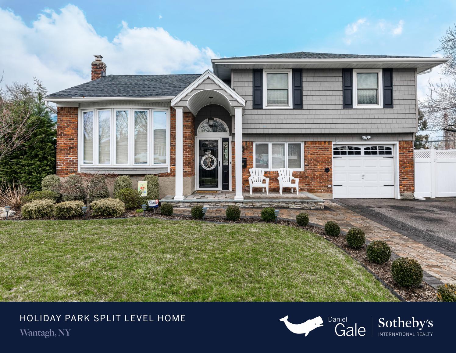 Holiday Park Split Level Home, Wantagh, NY by Daniel Gale Sotheby's