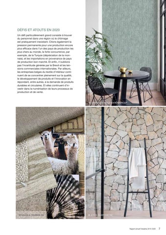 Rapport annuel Fedustria 2019-2020 第 11 页