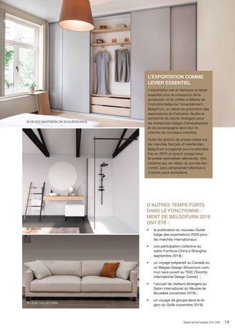 Rapport annuel Fedustria 2019-2020 第 23 页