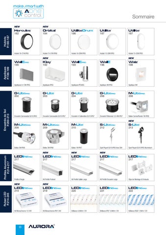 Aurora Lighting 灯饰目录 · Aurora Solutions Eclairage Intelligent - 法国 2020 第 10 页
