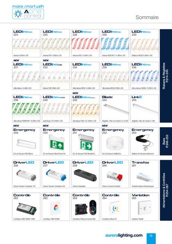 Aurora Lighting 灯饰目录 · Aurora Solutions Eclairage Intelligent - 法国 2020 第 11 页
