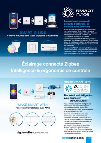 Aurora Lighting 灯饰目录 · Aurora Solutions Eclairage Intelligent - 法国 2020 第 13 页