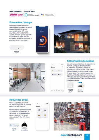 Aurora Lighting 灯饰目录 · Aurora Solutions Eclairage Intelligent - 法国 2020 第 19 页