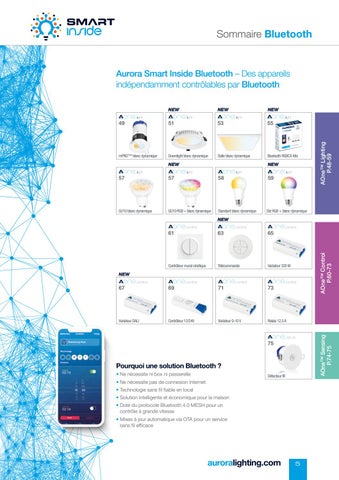 Aurora Lighting 灯饰目录 · Aurora Solutions Eclairage Intelligent - 法国 2020 第 7 页