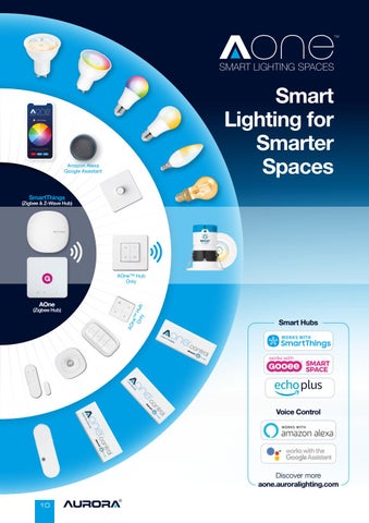 Aurora Lighting 灯饰目录 · Aurora 智能 灯饰 Solutions - 欧盟 2020 第 12 页