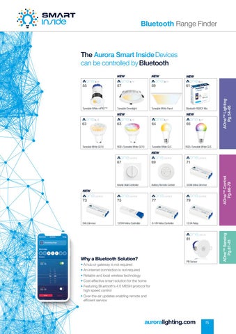 Aurora Lighting 灯饰目录 · Aurora 智能 灯饰 Solutions - 欧盟 2020 第 7 页