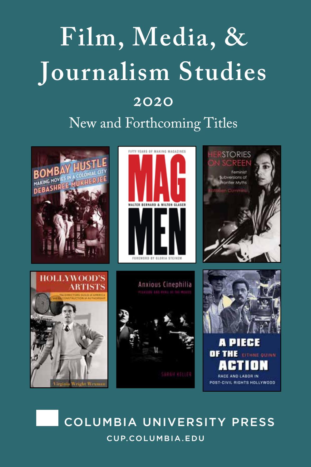 2020 Columbia University Press Film, Media, and Journalism