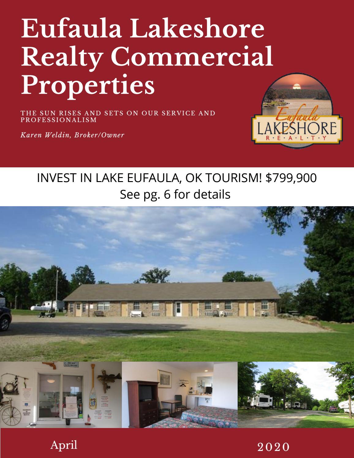 Eufaula Lakeshore Realty Commercial Properties April 2020 by Eufaula