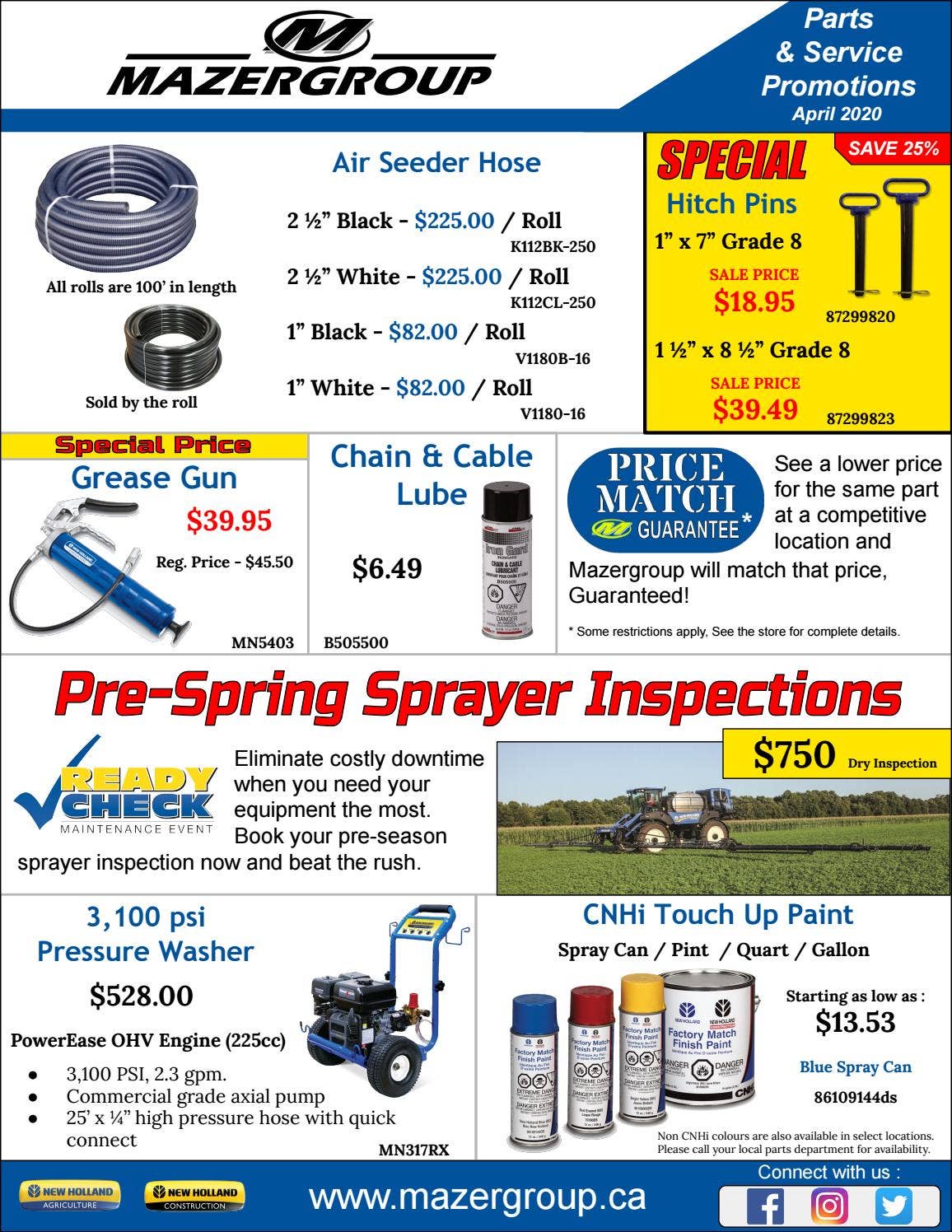 2020-04 Parts & Service Specials by Mazergroup - Issuu