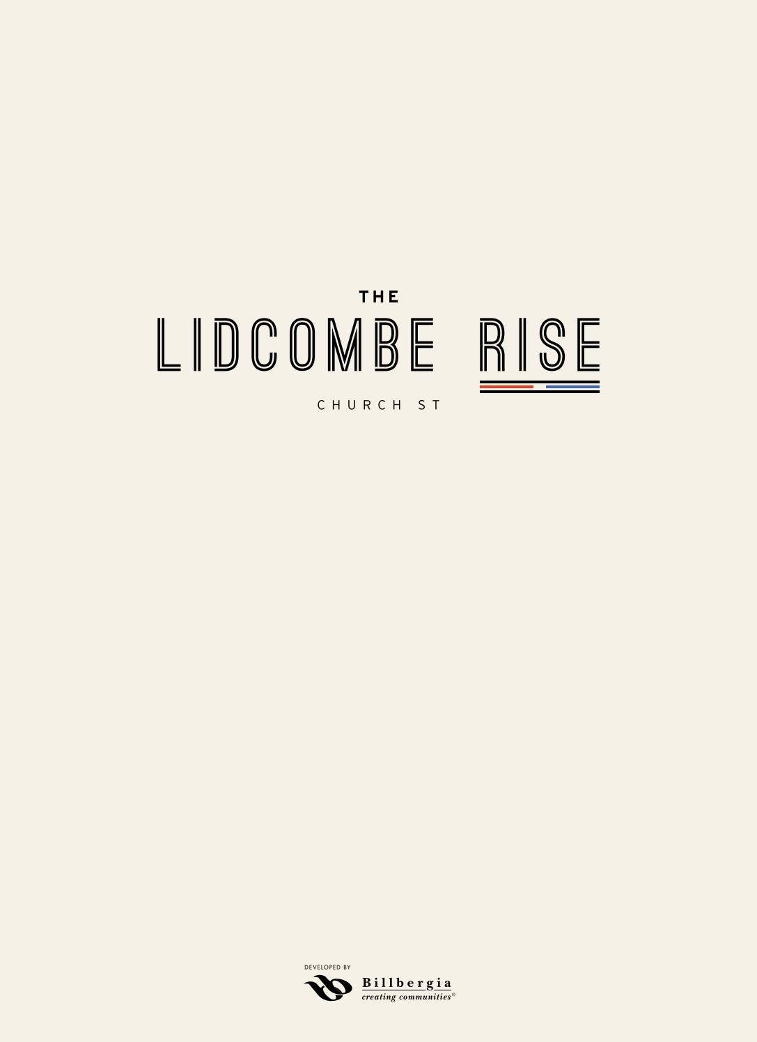 The Lidcombe Rise Main Brochure by Billbergia - Issuu