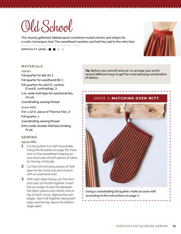 Fabulous Fat Quarter Aprons ( 预览 ) 第 13 页