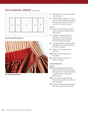 Fabulous Fat Quarter Aprons ( 预览 ) 第 14 页