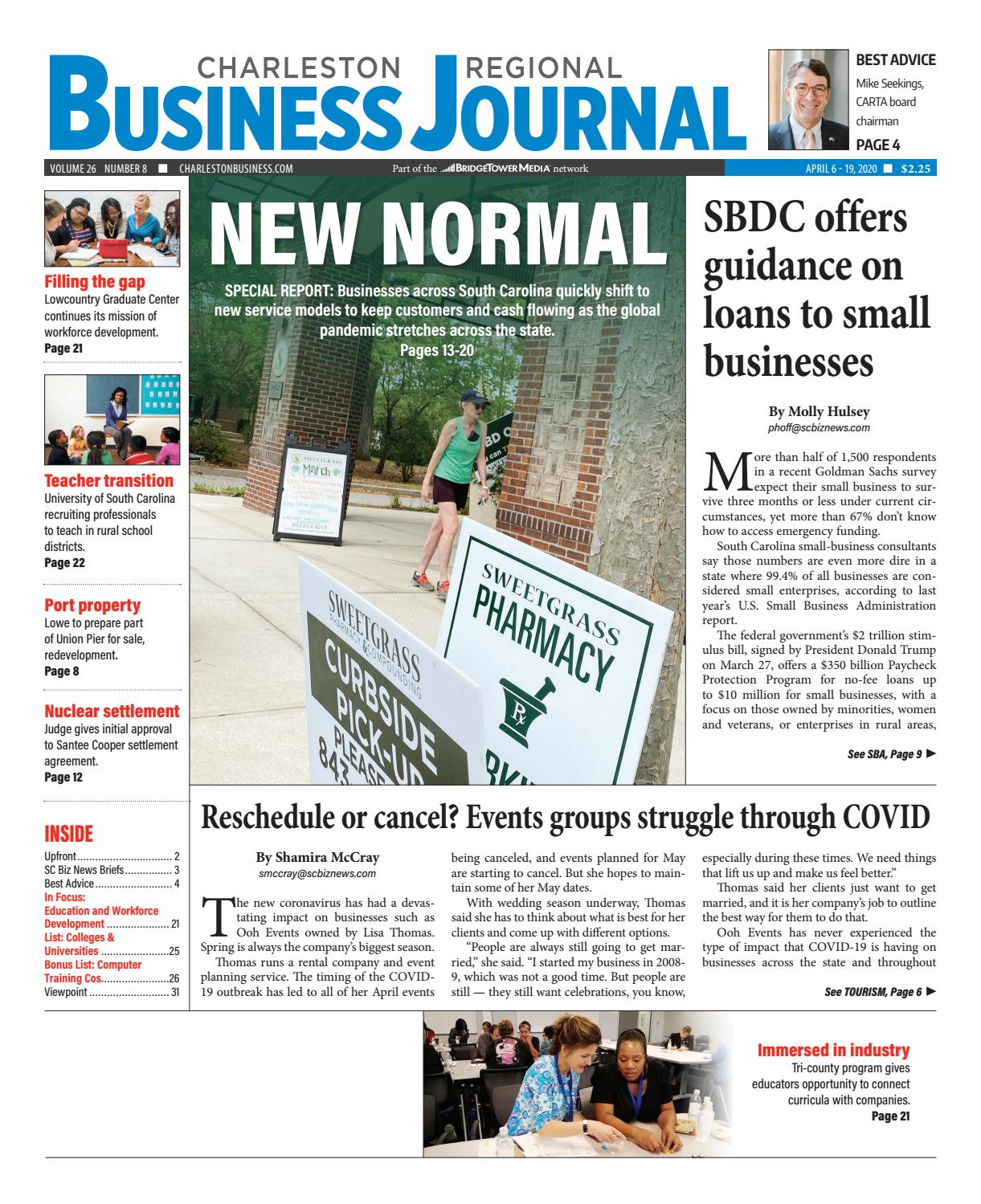 Charleston Regional Business Journal April 6, 2020 by SC Biz News Issuu