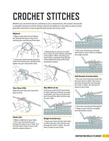 Construction Vehicles to Crochet ( 预览 ) 第 11 页