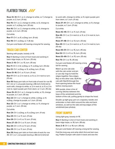 Construction Vehicles to Crochet ( 预览 ) 第 20 页