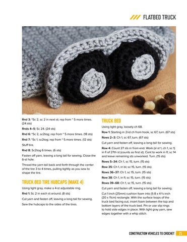 Construction Vehicles to Crochet ( 预览 ) 第 23 页