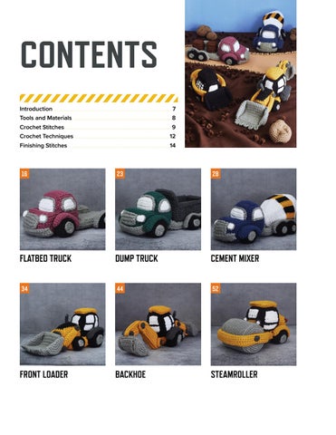 Construction Vehicles to Crochet ( 预览 ) 第 6 页