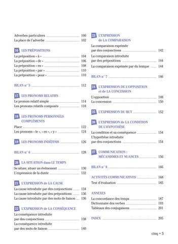 Grammaire progressive du français - Niveau avancé - 3ème édition by CLE ...