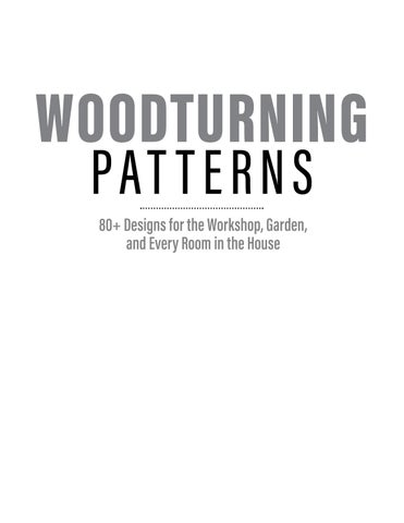 Woodturning Patterns ( 预览 ) 第 3 页