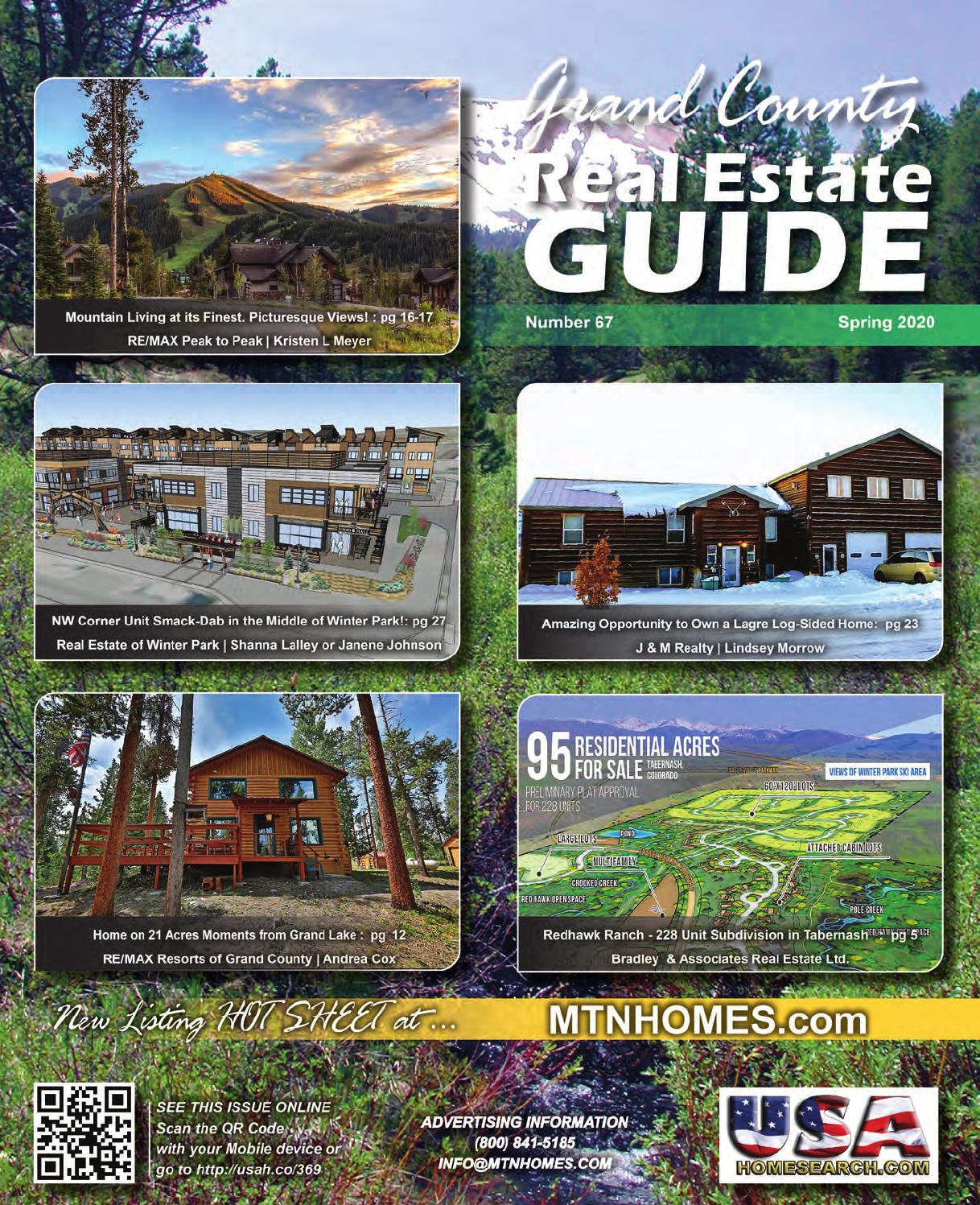 Grand County Real Estate Guide Num 67 (Spring 2020) by Mountain Homes