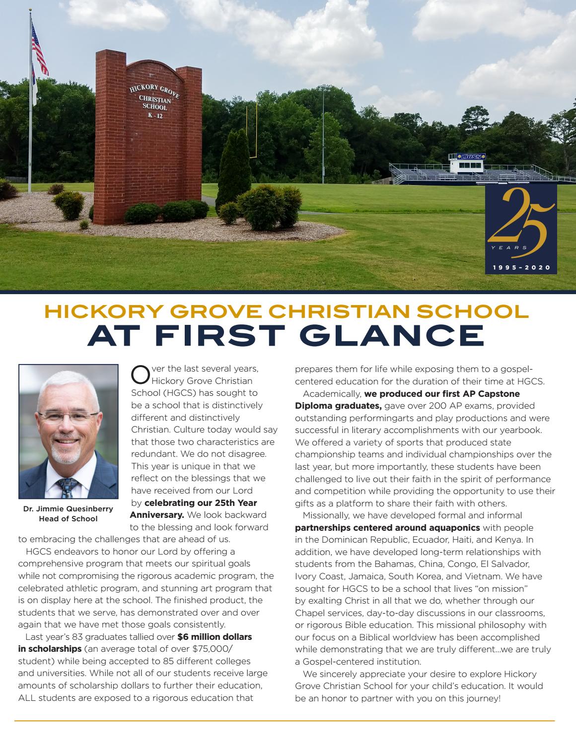 Hickory Grove Christian School Year in Review by Hickory Grove