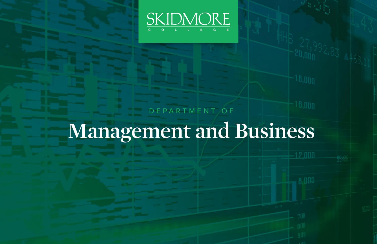 Skidmore College Management and Business by Skidmore College Issuu
