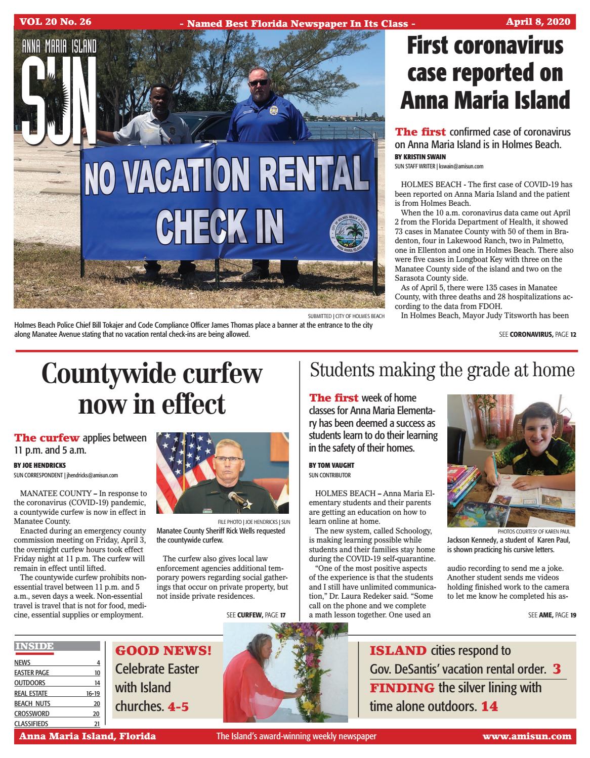 Anna Maria Island Sun April 8, 2020 by Anna Maria Island Sun - Issuu