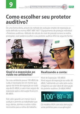 MSA Safety - Proteção Auditiva 第 9 页