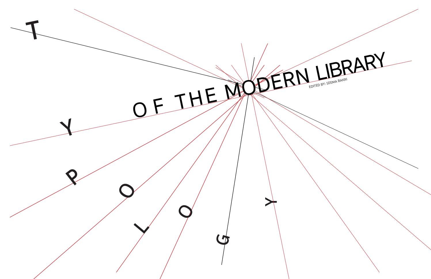 Typology of the Modern Library by Seema Bakri - Issuu